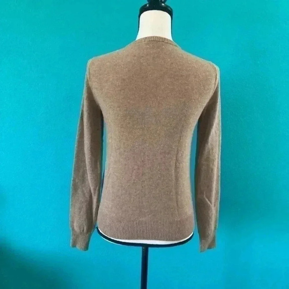 Neiman Marcus cashmere 100% cashmere brown button up sweater in size xs - Picture 3 of 5